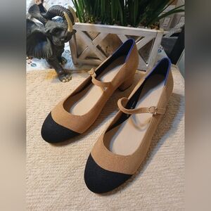 Rothy's The Mary Jane Heels Wren Captoe